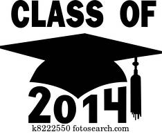 Class of 2014 College High School Graduation Cap Class of 2014 College High School Graduation Cap