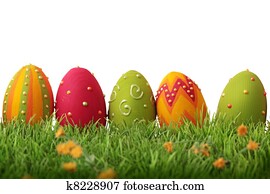Colorful easter eggs Colorful easter eggs