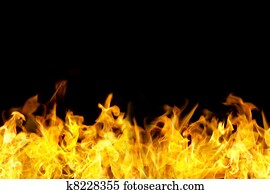 seamless fire flames border seamless fire flames border