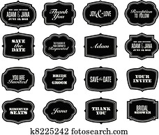 Vector Ornate Frame Set