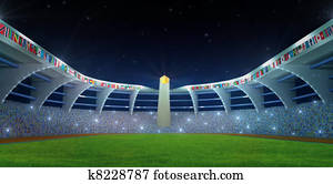 איצטדיון אולימפי, זמן של לילה