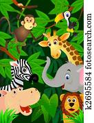 בעלי חיים, ציור היתולי