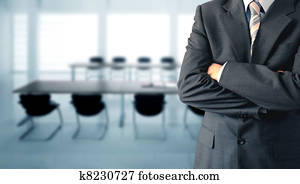 Businessman in a conference room Businessman in a conference room