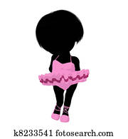 Little Ballerina Girl Illustration Little Ballerina Girl Illustration