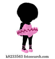 Little Ballerina Girl Illustration Little Ballerina Girl Illustration
