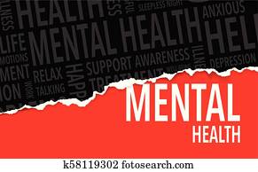 mental health words background mental health words background
