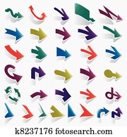 vector arrows set vector arrows set