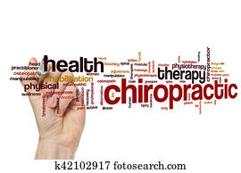 chiropractic, palavra, nuvem