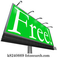 frei, wort, draußen, werbung, werbewand, höflich, no-cost