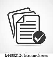prüfliste, icon., vektor, illustration. prüfliste, icon., vektor, illustration.