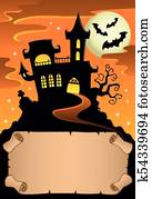 Small parchment and haunted mansion 3