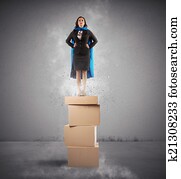 Super businesswoman Super businesswoman