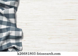 tabela cozinha, fundo, com, piquenique, pano