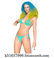 Bikini woman Bikini woman