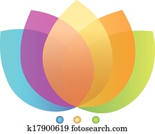 Lotus flower logo design