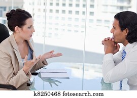 persone affari, negoziare