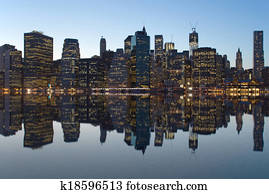 Reflection of Lower Manhattan Reflection of Lower Manhattan
