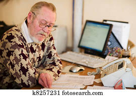 Senior at work place