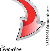 Vector - dart point at Contact us Vector - dart point at Contact us