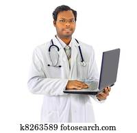  Beautiful african-american doctor