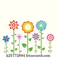 buntes, frühjahrsblumen buntes, frühjahrsblumen