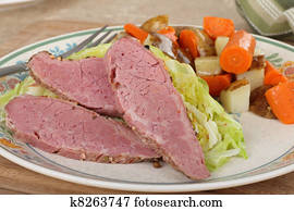 Corned Beef and Cabbage Dinner Corned Beef and Cabbage Dinner