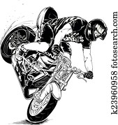 motorcycle stunt man motorcycle stunt man