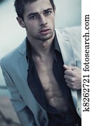 Portrait of a handsome man