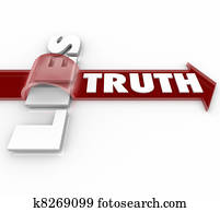 Truth Beats Lies Arrow Over Word Honesty vs Dishonesty