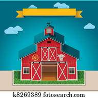 Vector barn XXL icon Vector barn XXL icon