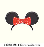 עכבר, אוזניים, סרט מצח, ל, קרנבל