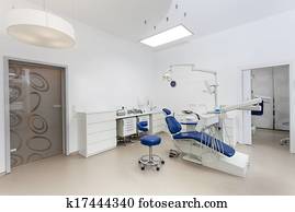 escritório dental, interior