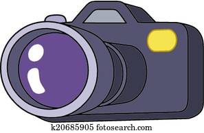 karikatur, fotoapperat karikatur, fotoapperat