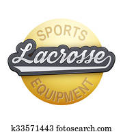 Lacrosse tag with ball. Lacrosse tag with ball.
