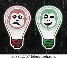 like and dislike symbols