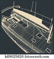 Yacht hull drawings Yacht hull drawings