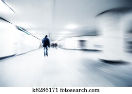 a, 人, 丟失, 在, the, 突進