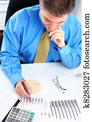 Accountant businessman.