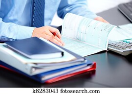 Accountant businessman.