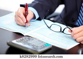 Accountant businessman.