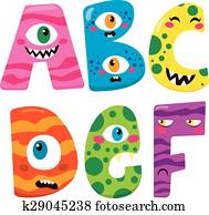 Halloween Monster Alphabet Halloween Monster Alphabet