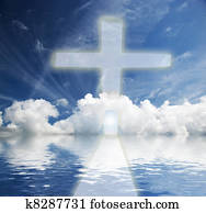 weg, to, himmel, neues leben