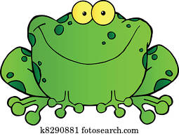 ジャンプ カエル クリップアート 切り張り イラスト 絵画 集 K Fotosearch