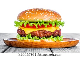 sesame burger