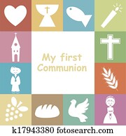 First Communion Invitation Card First Communion Invitation Card