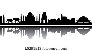 India skyline India skyline