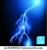 כחול, וקטור, בריח של ברק