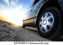 automobilen, og, speed.