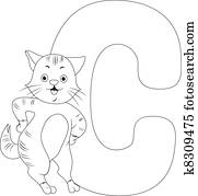 Coloring Page Cat