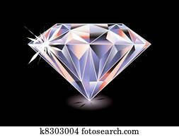 Diamond bright black Diamond bright black